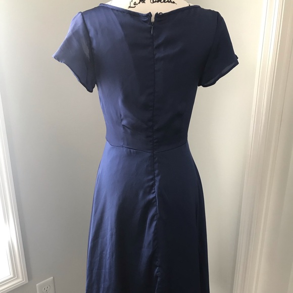 Unique Vintage Blue Formosa Swing Dress - Picture 6 of 7